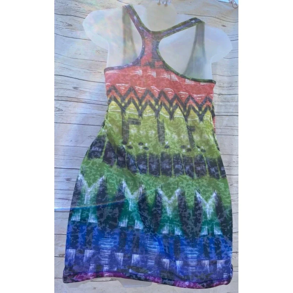 Delia's Racerback Tank Small Aztec Rainb - Picture 5 of 9